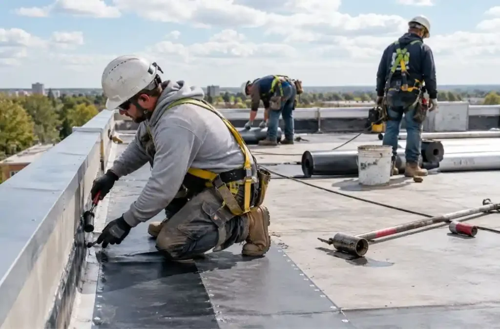 Flat Roofing Services by Smart Roofing Solutions